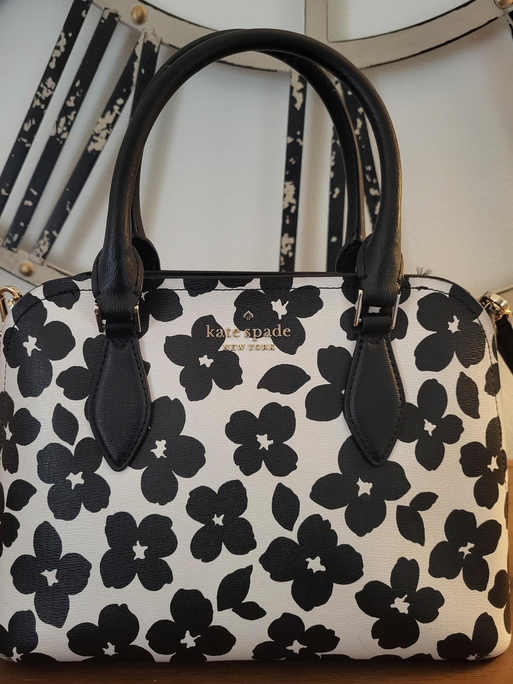Kate Spade New York Darcy Graphic Blooms Satchel